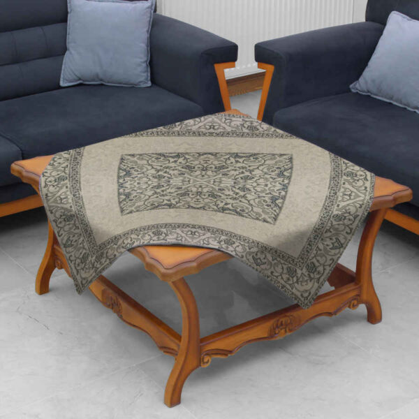 مفرش سفرة من الفلين بتصميم مستوحى من الأناقة الإيرانية رمادي