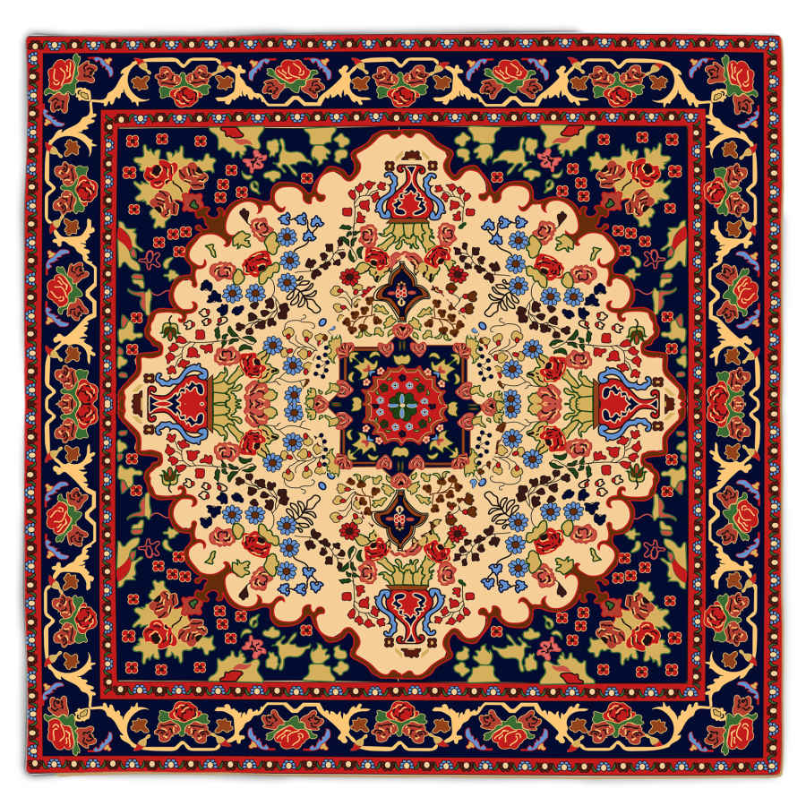 مفرش سفرة من الفلين بتصميم مستوحى من الأناقة الإيرانية والا