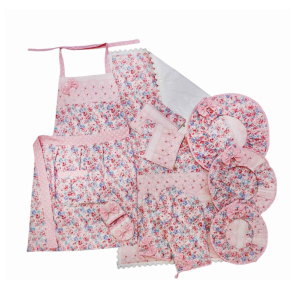 طقم مريلة مطبخ مكون من 11 قطعة نموذج رايكا