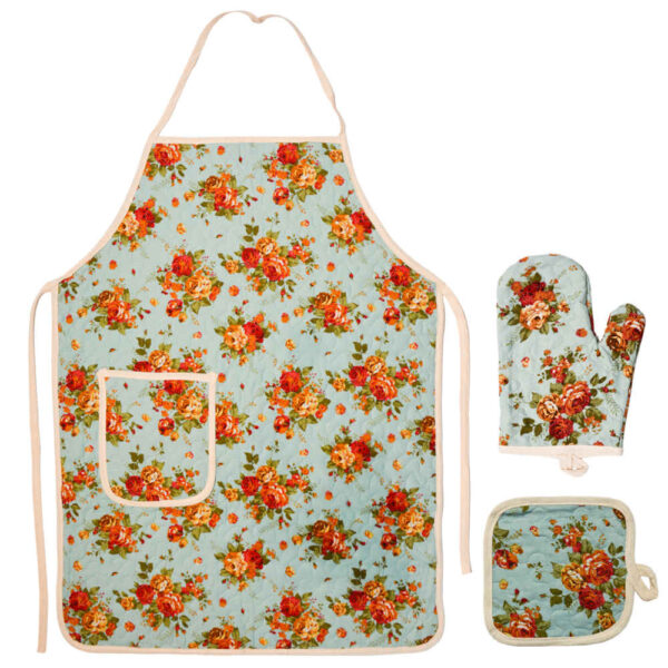 طقم مريلة مطبخ مكون من 3 قطع نموذج راز