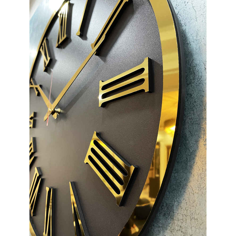 مجموعة ساعات حائط عصرية من 3 قطع بتصميم كارولين