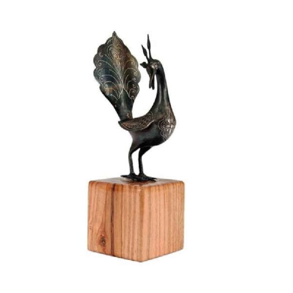 تمثال طائر إيراني خيالي ديكوري - تمثال الطاووس