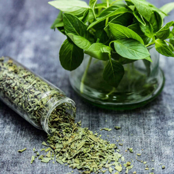 أوراق الريحان المجففة - 750 غرام - عشب مطبخي فاخر