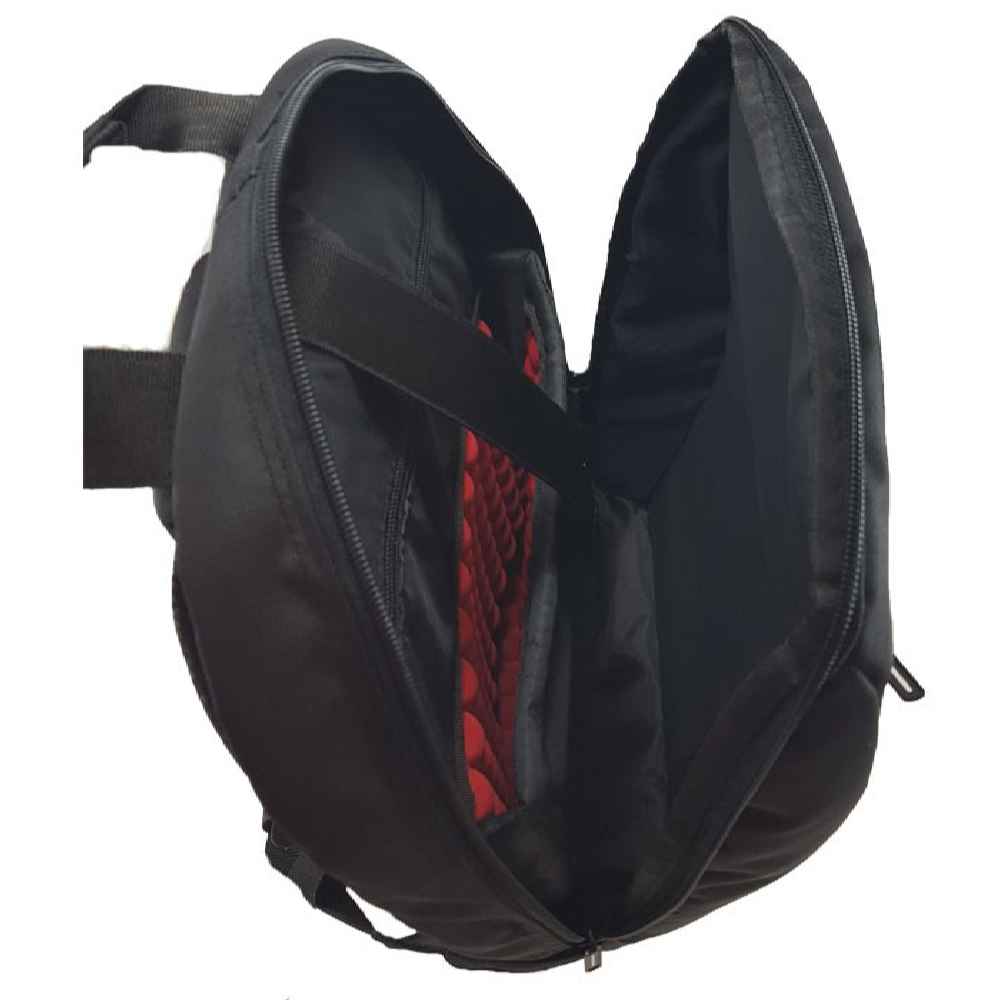 حقيبة ظهر متينة سوداء للكمبيوتر المحمول 15.6 بوصة – موديل ألما