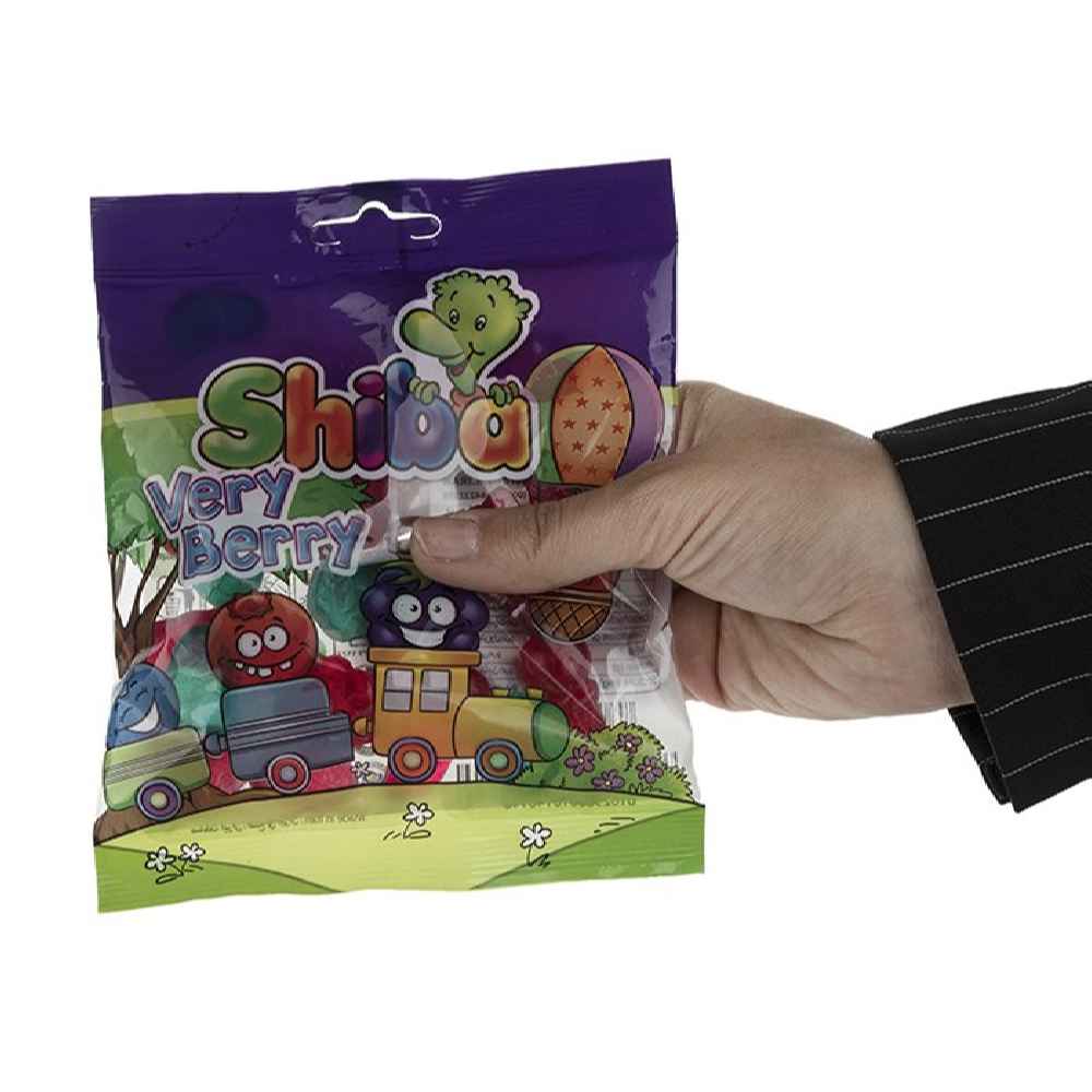 حلوى جيلاتينية حلال لينة بنكهة التوت الفواكه – شيبا (عبوة 30 قطعة)