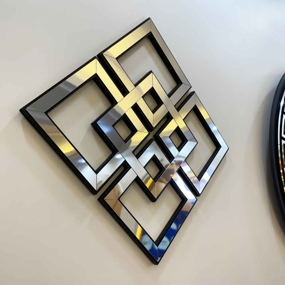 مجموعة ساعات حائط عصرية من 3 قطع بتصميم إيلاهِ