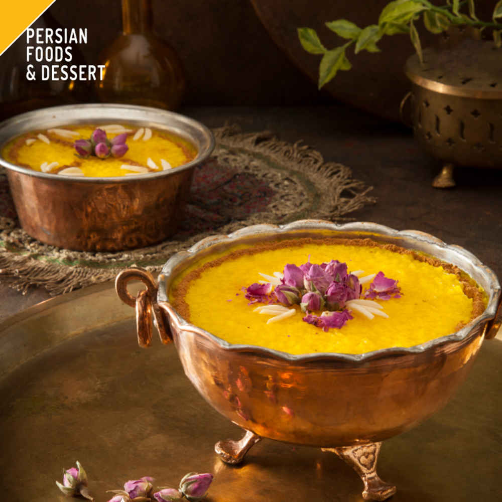 شله زرد – رز بالحليب الإيراني، معلب (عبوات ٥)