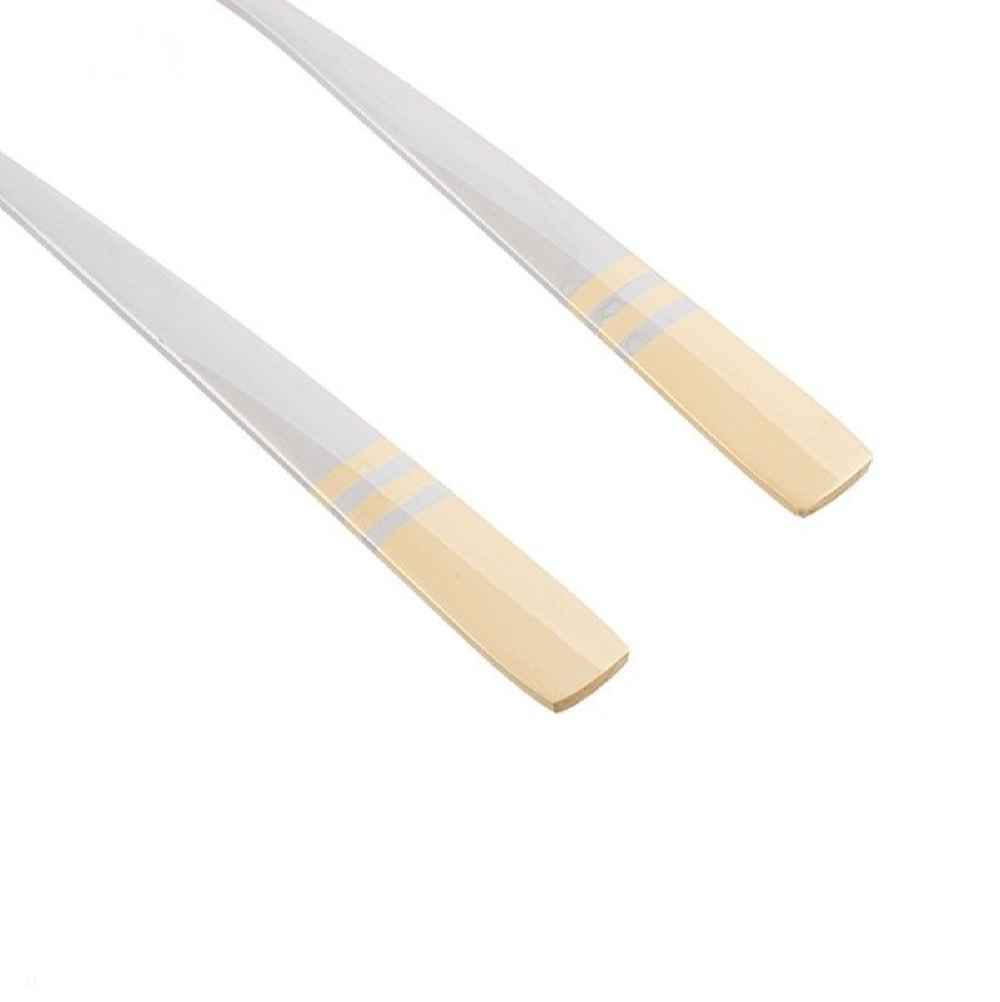 مجموعة ملاعق وشوك من الفولاذ المقاوم للصدأ 30 قطعة