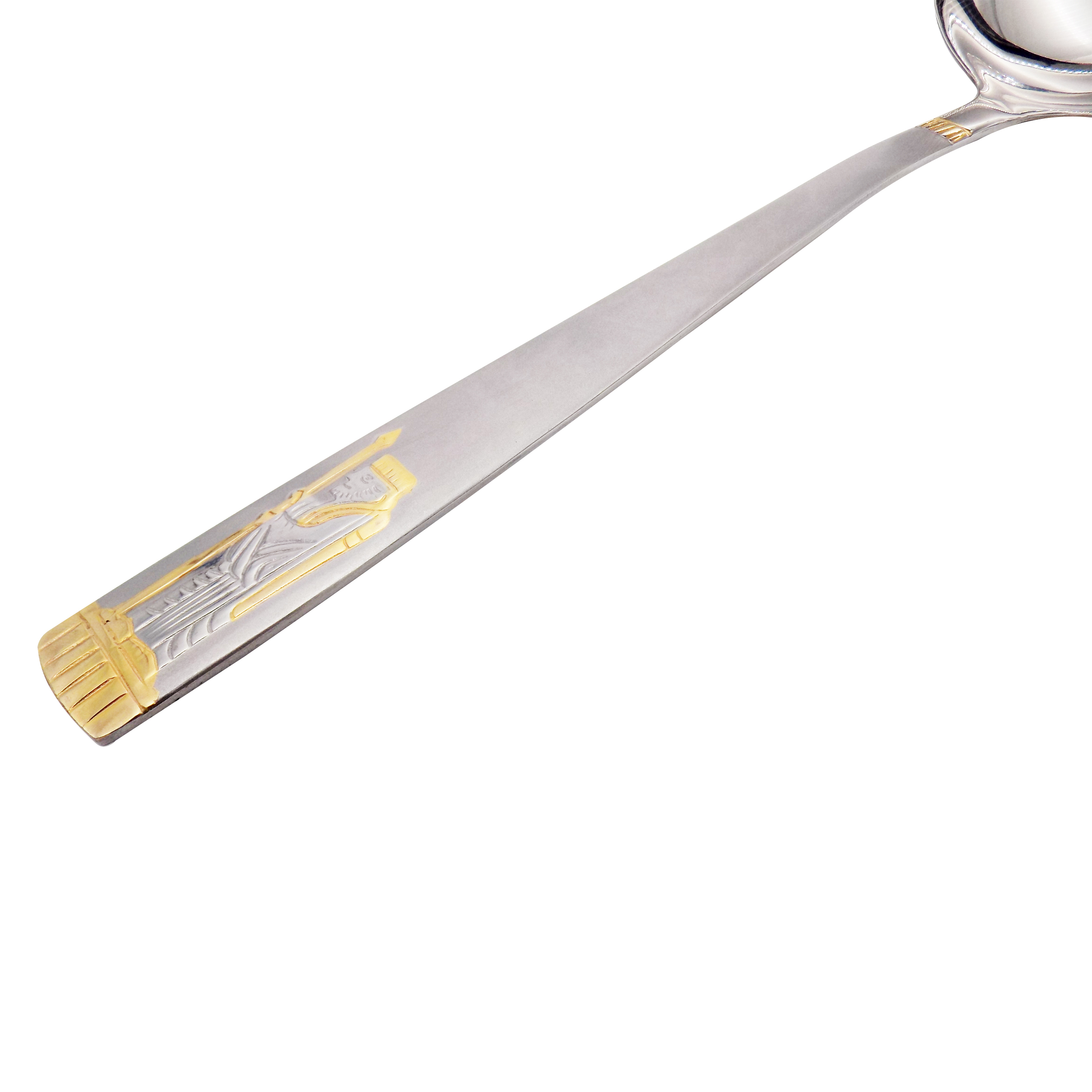 مجموعة مغارف من الفولاذ المقاوم للصدأ – 3 قطع موديل هخامنشی