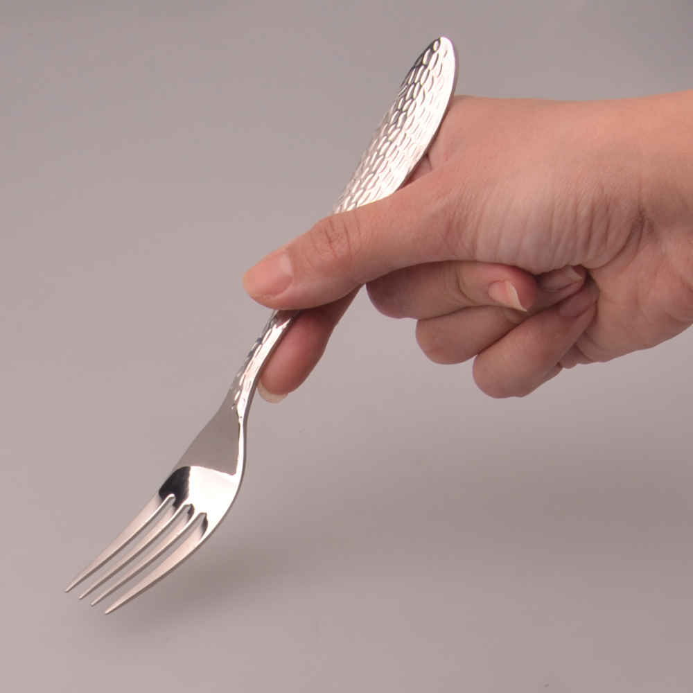 مجموعة ملاعق وشوك من الفولاذ المقاوم للصدأ 12 قطعة نموذج راحيل