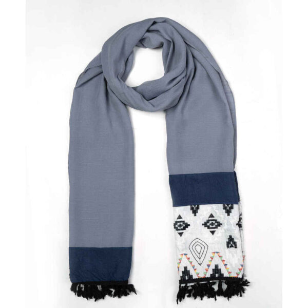 شال قطني منقوش للنساء موديل موديلينا