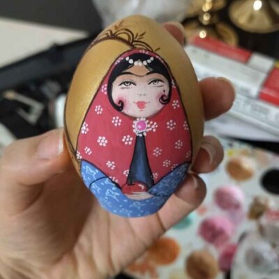 بيض خزف أنيق لعيد النوروز الفارسي – خاتون