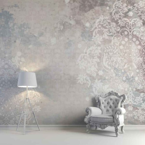 لوحة جدارية تجريدية رمادية نموذج کاوالی للمساحات العصرية