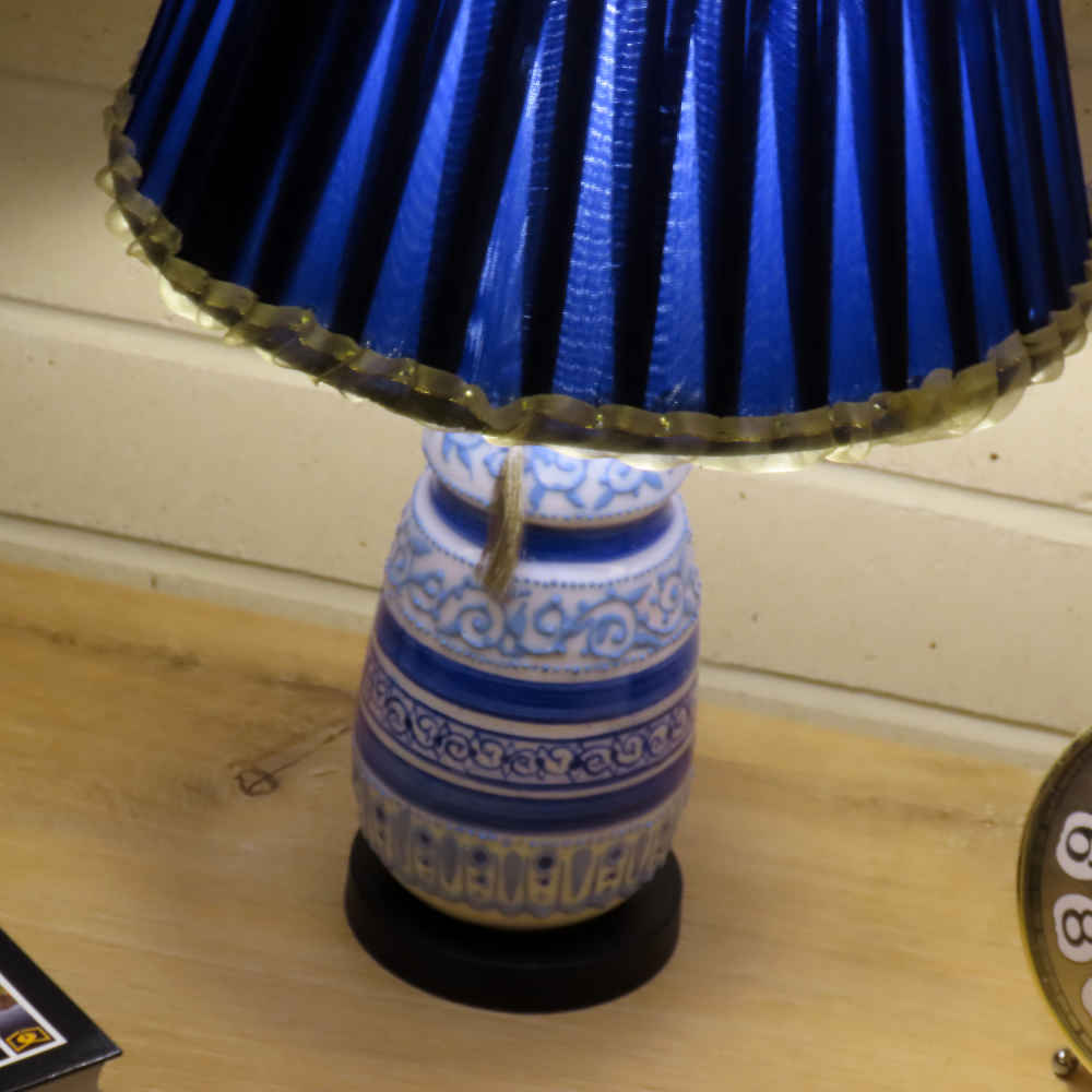 مصباح طاولة سيراميك انتقائي مصنوع يدويًا إسلامي