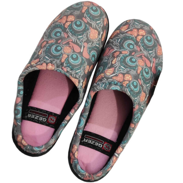 شباشب نسائية ناعمة رمادية موديل بومة