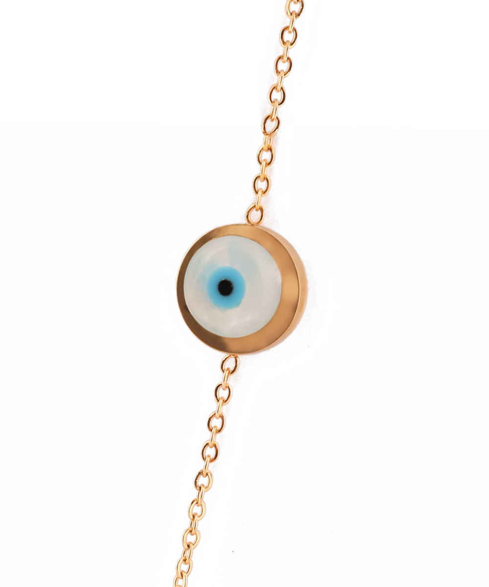 قلادة إيرانية مطلية بالذهب للنساء بتصميم بسيط جاني