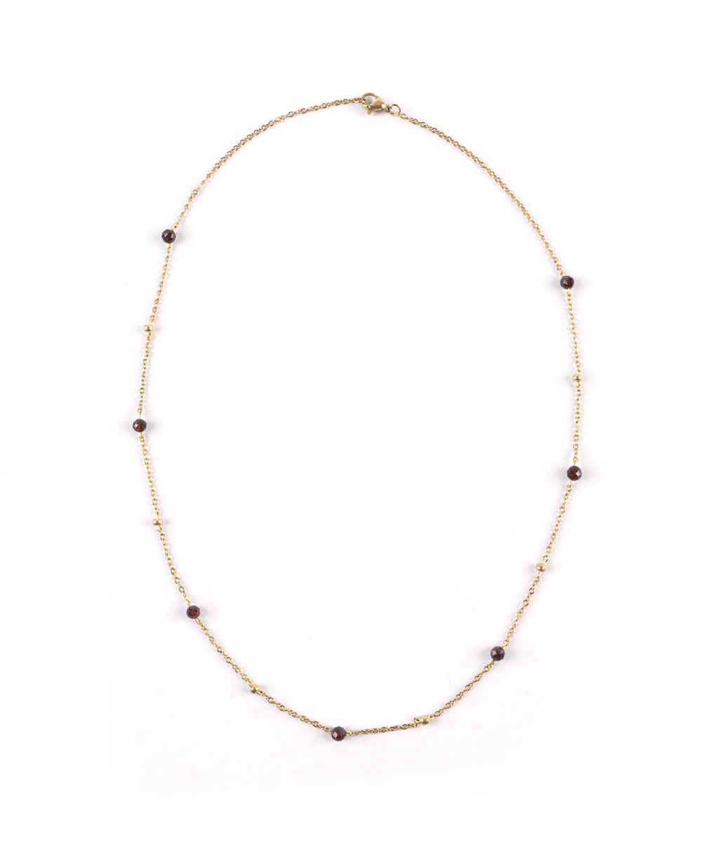 قلادة إيرانية مطلية بالذهب للنساء الفنية ناظلي