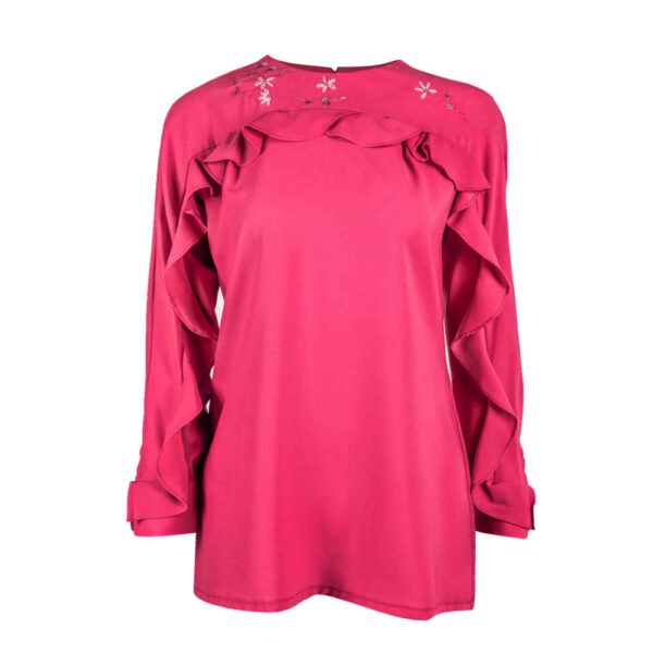 قميص نسائي مطرز موديل نورة