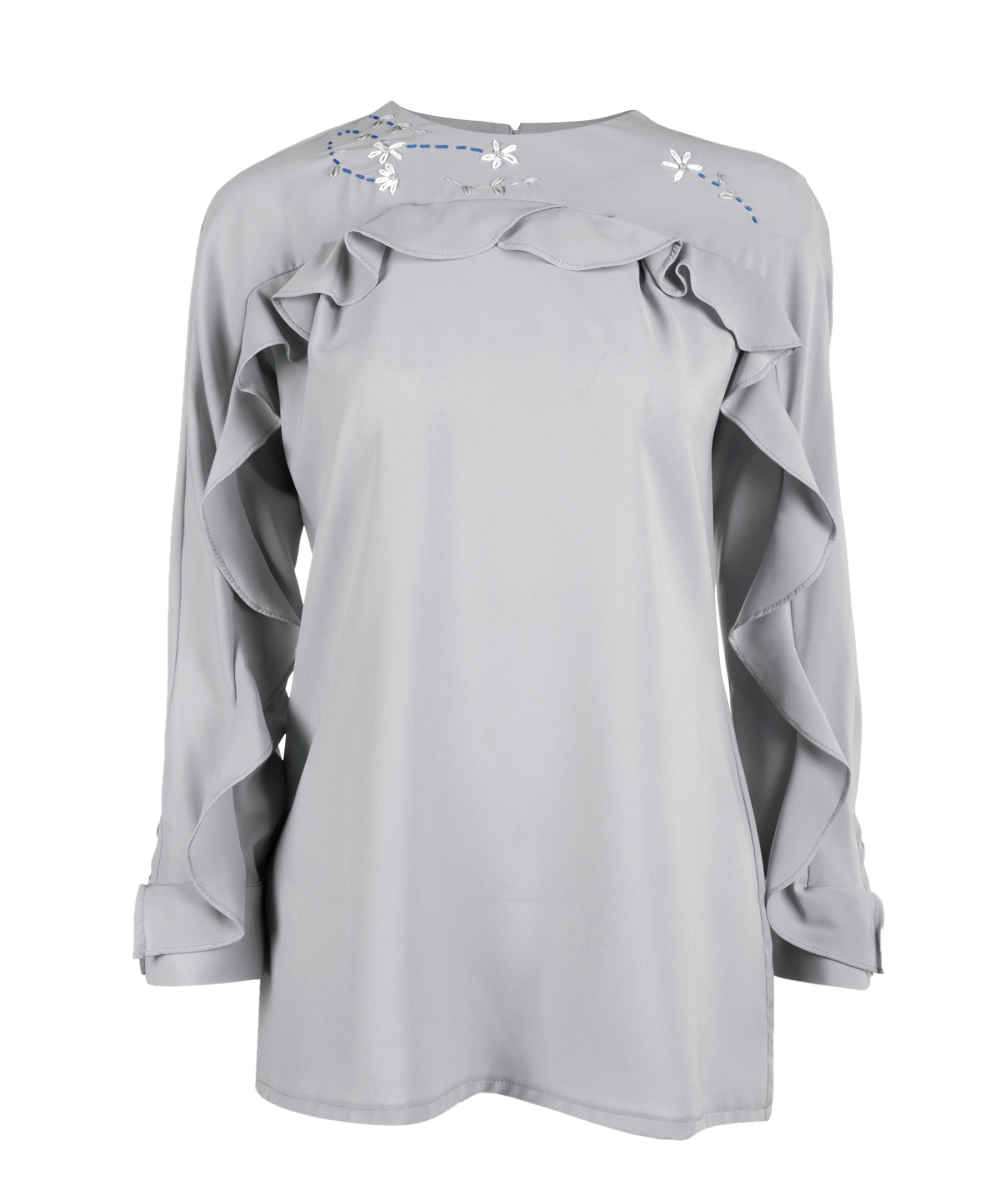 قميص نسائي مطرز موديل نورة