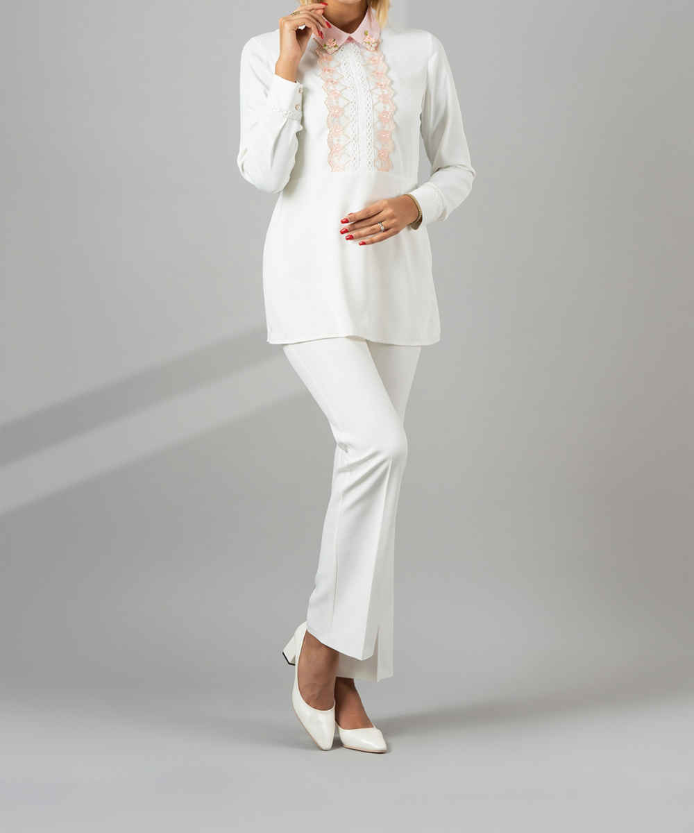 قميص نسائي مطرز موديل تيارا