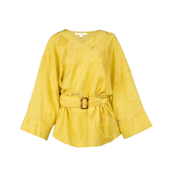 قميص نسائي مطرز موديل زيبو