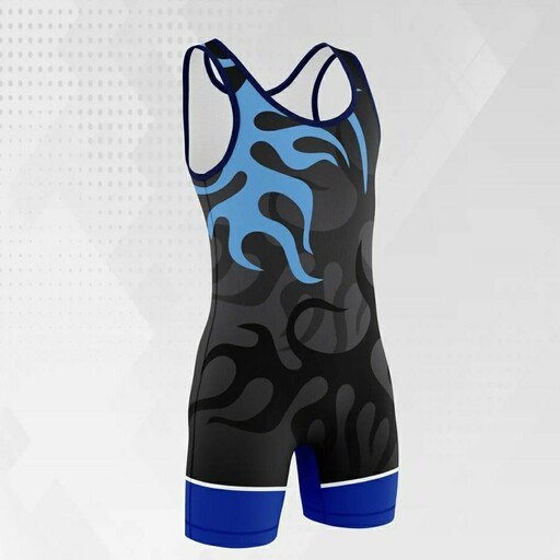 سترة مصارعة للرجال بدون أكمام – نار