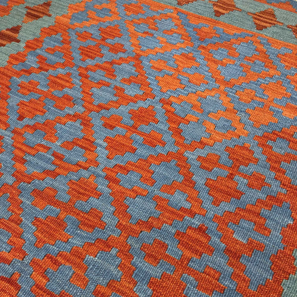 سجاد كليم إيراني من الصوف، منسوج يدويًا بالنمط التقليدي قشقاي برنا