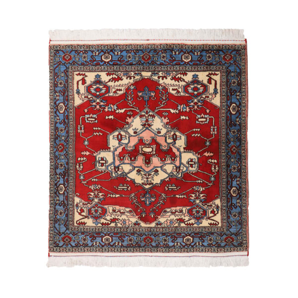 سجادة صوف إيرانية معقودة يدويًا بتصميم قبلي معقد - أصفهان، يحيى