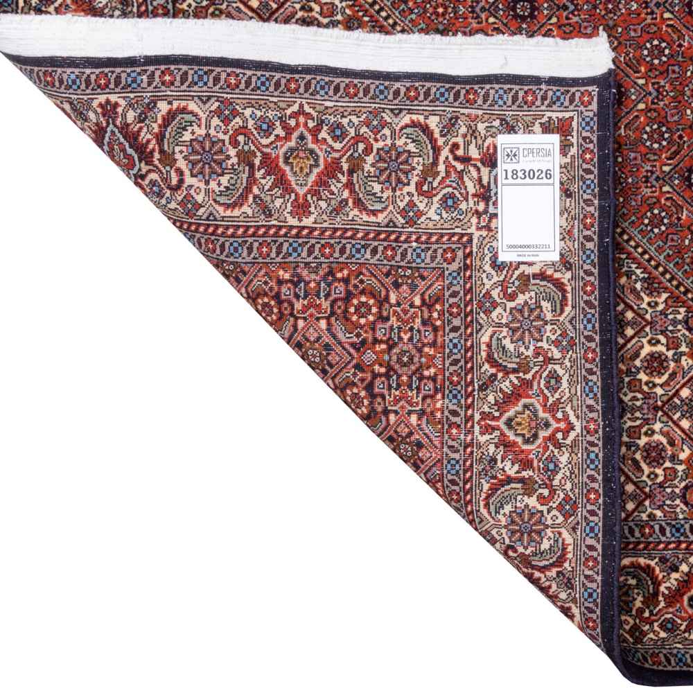 سجادة صوف إيرانية معقودة يدويًا رائعة بنمط ريحان – زنجان