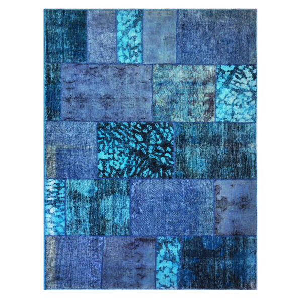 سجادة مرقعة إيرانية محبوكة يدويًا بنمط تكيدوزي