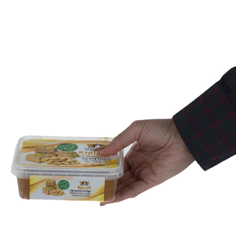 حلاوة الطحينية مع شراب التوت شير رضا – 400 غرام (عبوة من 4)