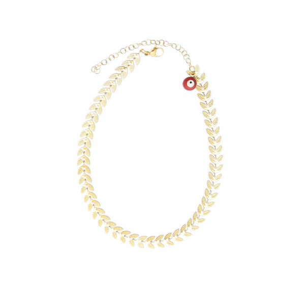 سوار كاحل فولاذي نظرة العين موديل گندمي