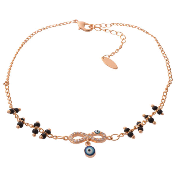 سوار كاحل فولاذي نظرة العين موديل ناهيد