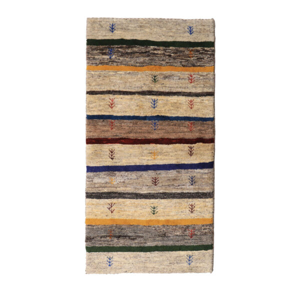 سجاد جابيه إيراني من الصوف محبوك يدويًا برموز تنها