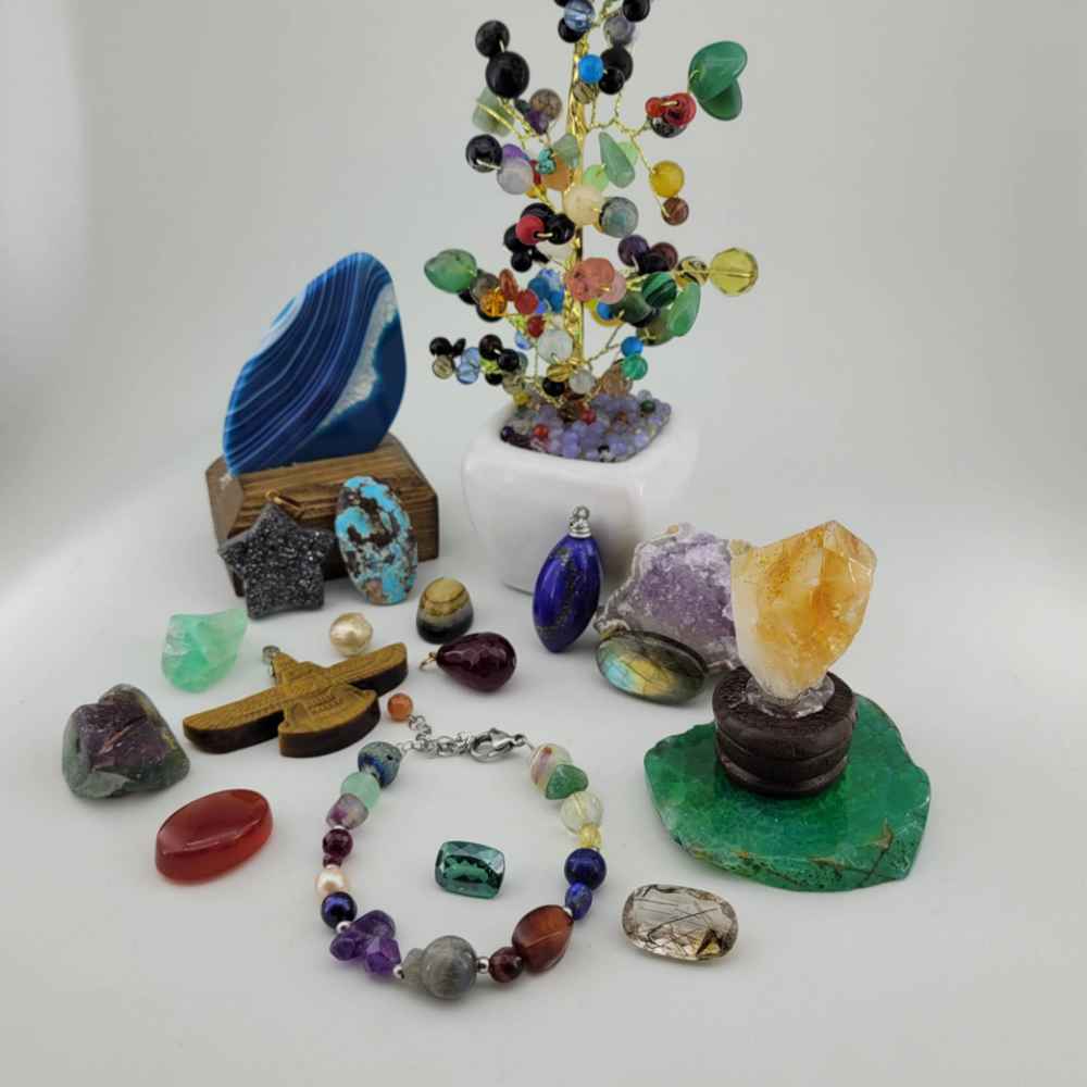 سوار خرز للنساء – أحجار شاكرا ملونة