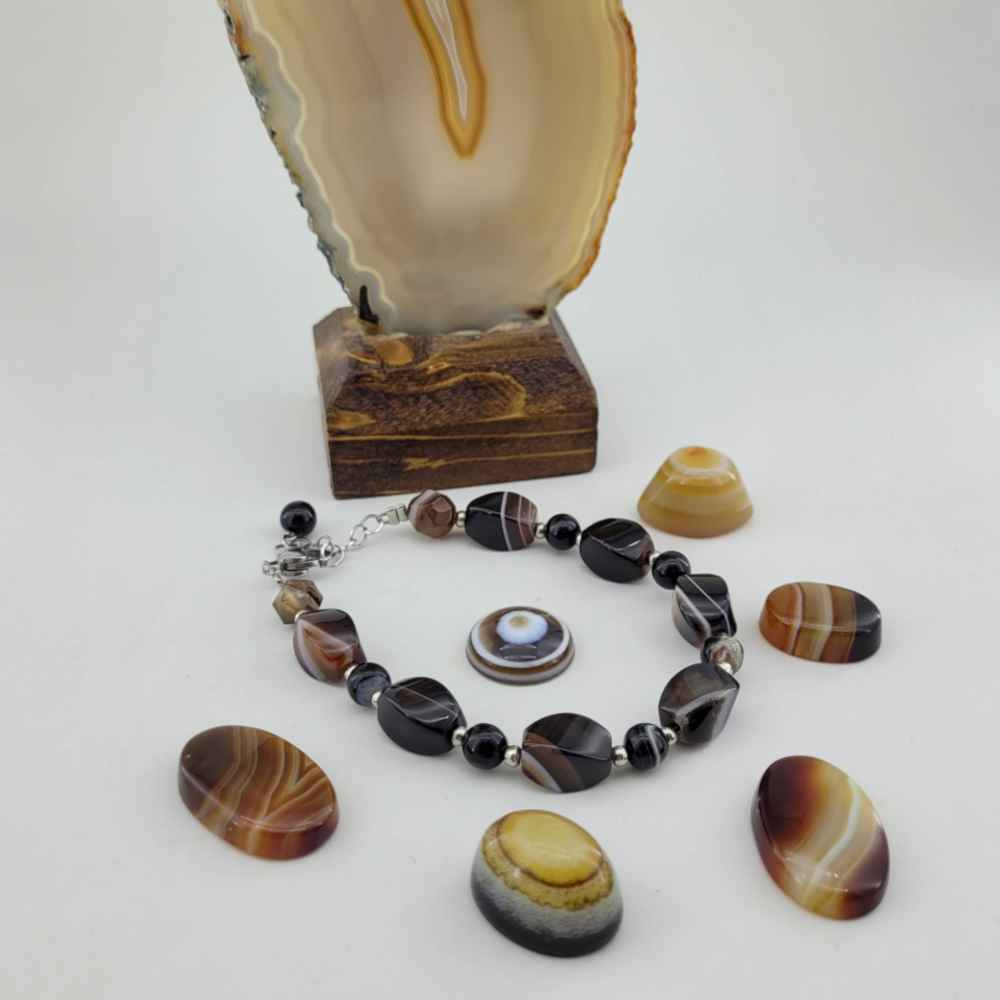 سوار خرز للنساء – حجر عقيق سليماني