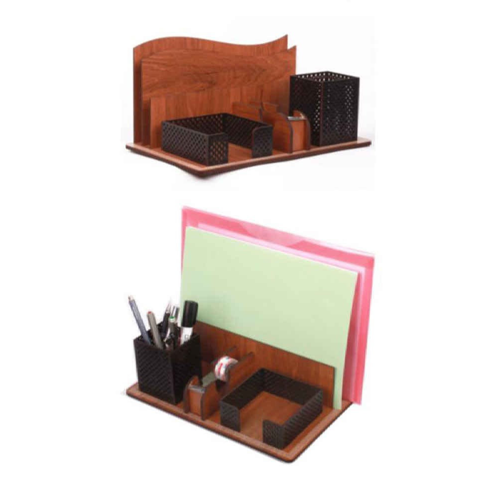 منظم مكتب من الخشب – نموذج حريم