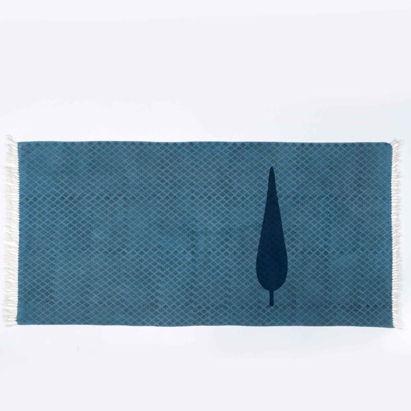 مفرش مائدة من الكتان المطبع يدوياً سرو قاجار