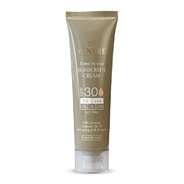 كريم سينير الواقي من الشمس المعدني الملون بتغطية كاملة