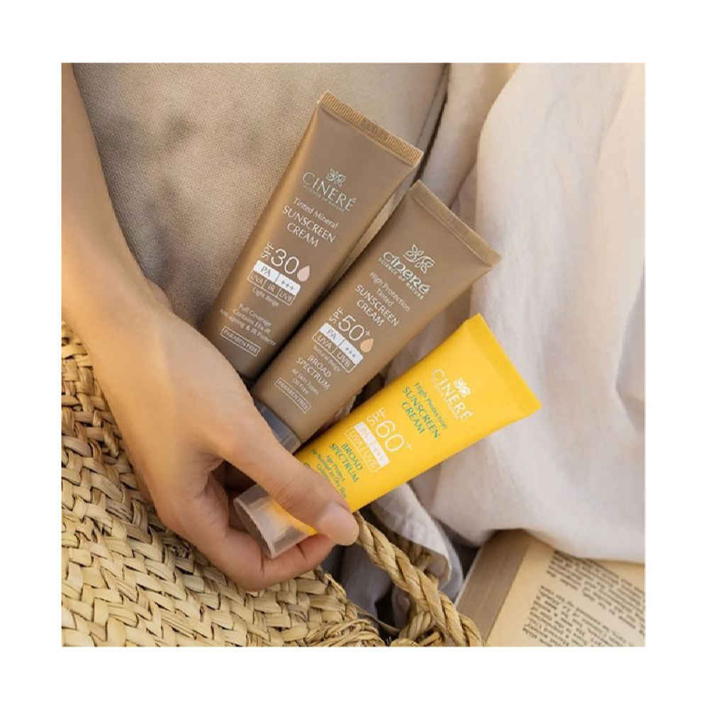 كريم سينير الواقي من الشمس المعدني الملون بتغطية كاملة