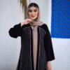 مانتو إيراني أسود موديل فيان
