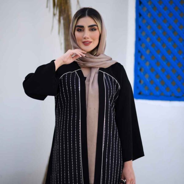 مانتو إيراني أسود موديل فيان