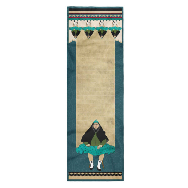 وشاح إيراني مطبوع للنساء موديل عصمت