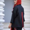 مجموعة مانتو إيراني مطرز مع بنطلون موديل دلبر