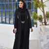مجموعة مانتو إيراني مطرز مع بنطلون موديل إيليكا