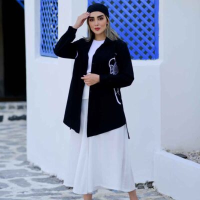 مانتو إيراني كتان موديل يكتا