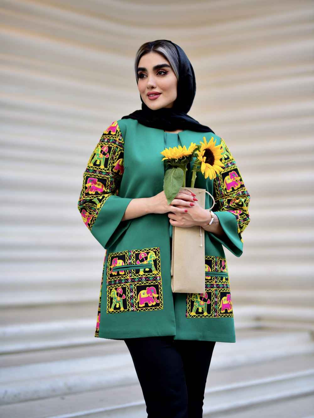 مانتو إيراني سوزاني موديل أروى