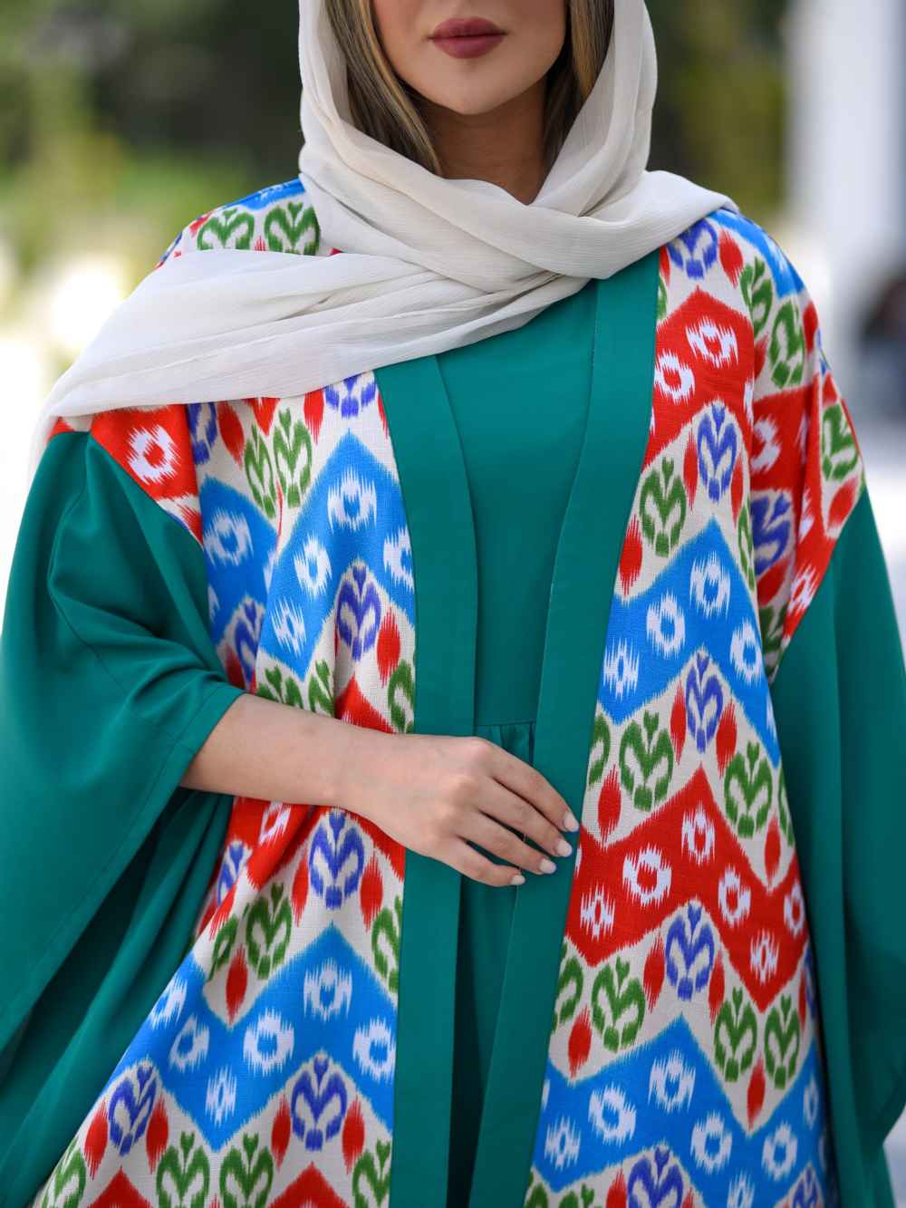 عباية الفراشة الأنيقة للنساء – قماش كريب ناعم