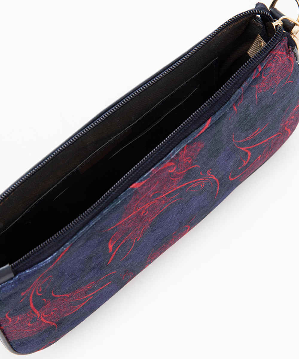 حقيبة سلسلة من الجلد الصناعي المصنوع يدوياً حاله