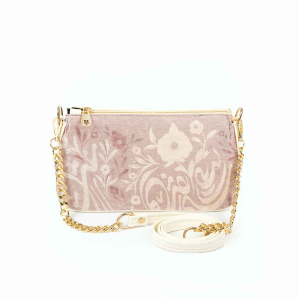 حقيبة سلسلة من الجلد الصناعي المصنوع يدوياً حَنانِه